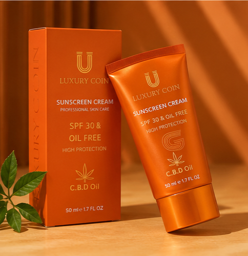 کرم ضد آفتاب spf30 برند لاکچری کوین ساخت فرانسه مناسب برای تمامیه پوست ها