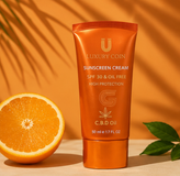 کرم ضد آفتاب spf30 برند لاکچری کوین ساخت فرانسه مناسب برای تمامیه پوست ها