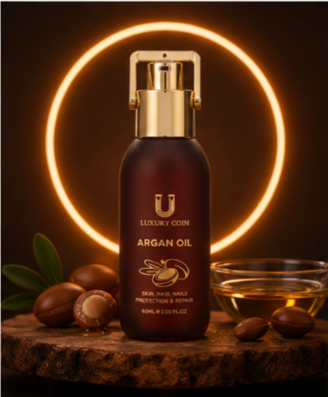روغن تقویت کننده مو و ابرو آرگان ضخیم کننده مو برند لاکچری کوین