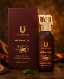 روغن تقویت کننده مو و ابرو آرگان ضخیم کننده مو برند لاکچری کوین